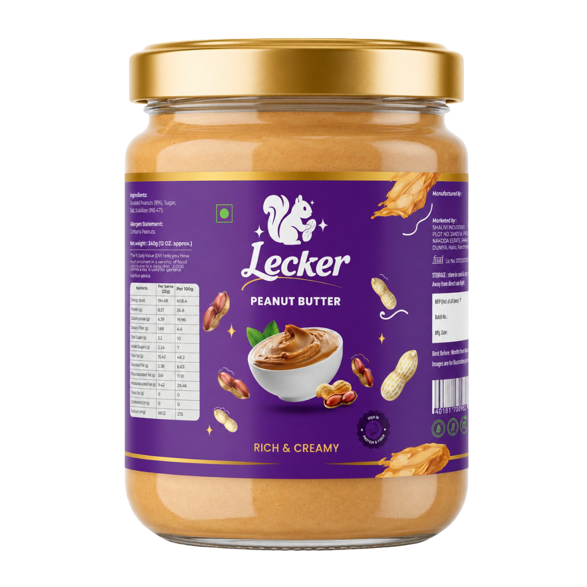 Creamy Peanut Butter